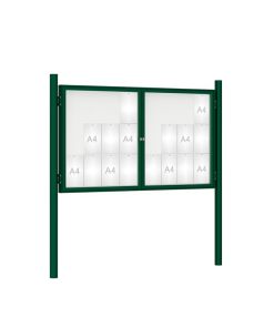8ft x 4ft Outdoor Lockable Notice Board – Secure, Stylish & Weatherproof