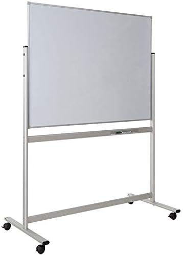 5Ft x 4Ft Portable Double-Sided Rotational Whiteboard – Mobile & Magnetic